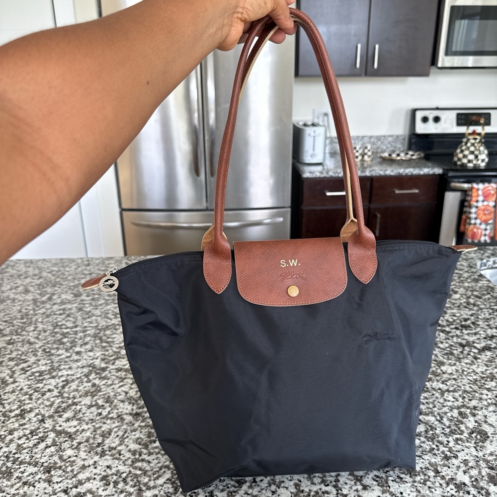 Stylish Black and Brown Tote Bag